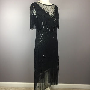 FAIRY COUPLE 1920s Sequinned Flapper Dress